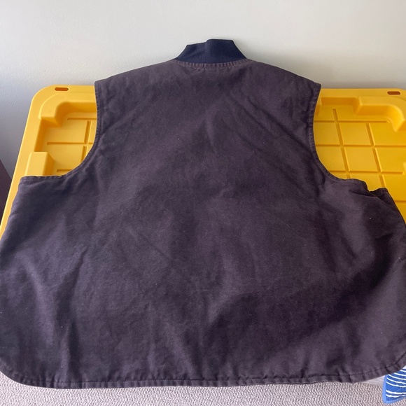 Mens 4xl Carhart vest Brn - Picture 5 of 8